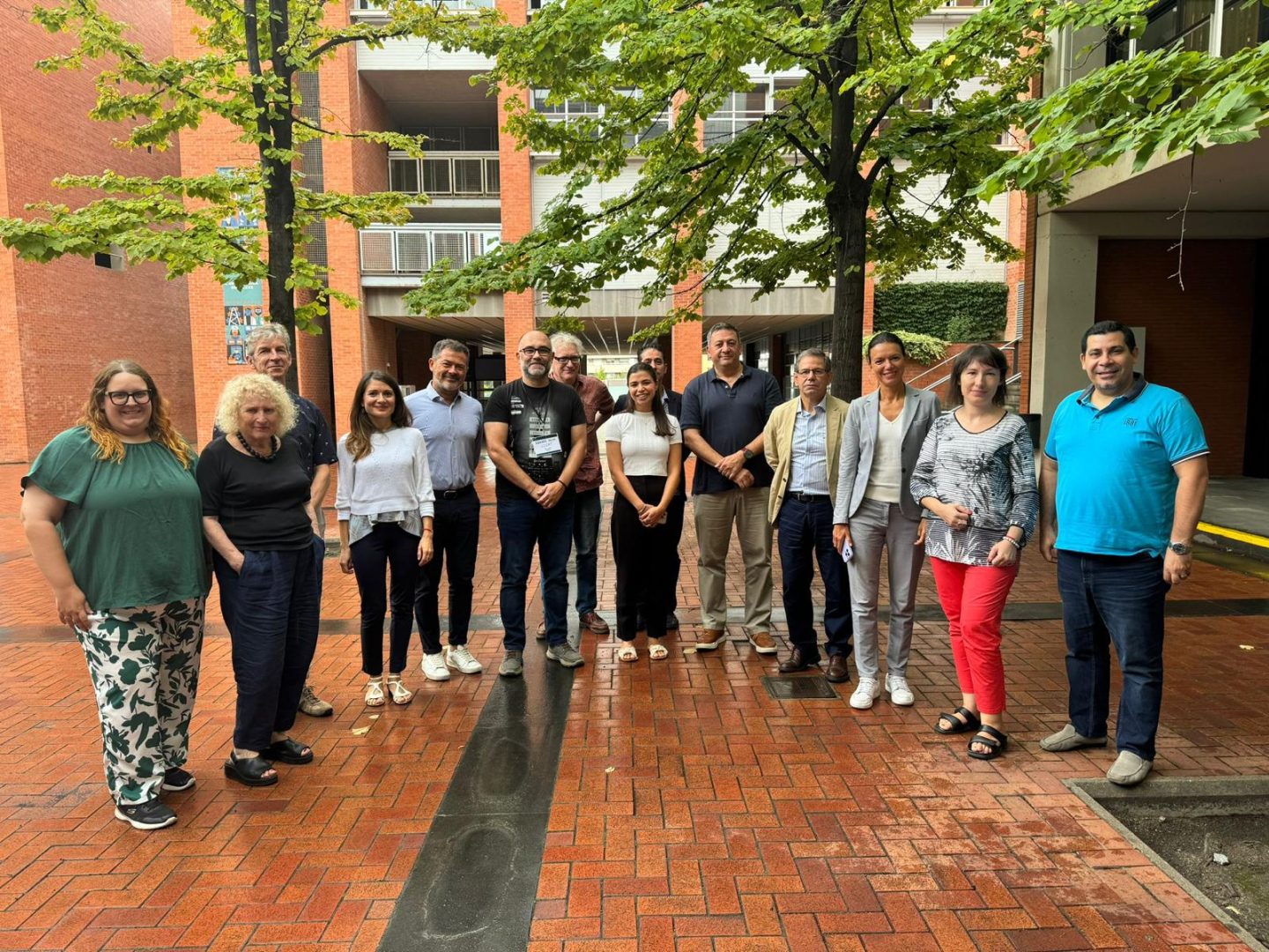 Foto di gruppo dei partner del progetto Europeo TRUST