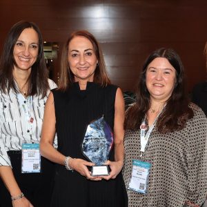 Elena Di Giovanni al momento della premiazione